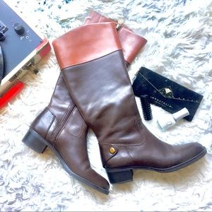 Cute knee high boots! New! Only worn once!